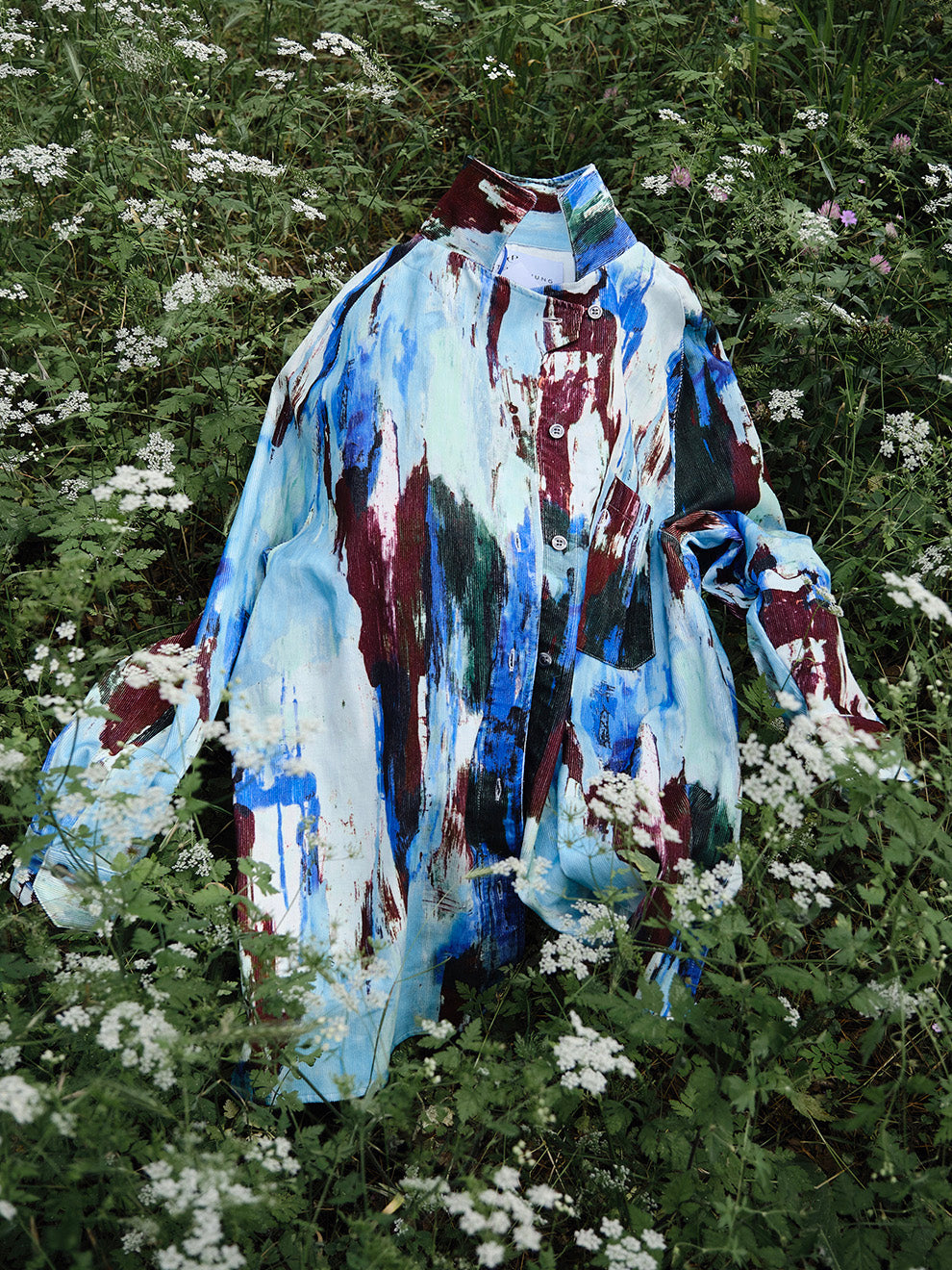 ALPHA Printed Velvet Shirt