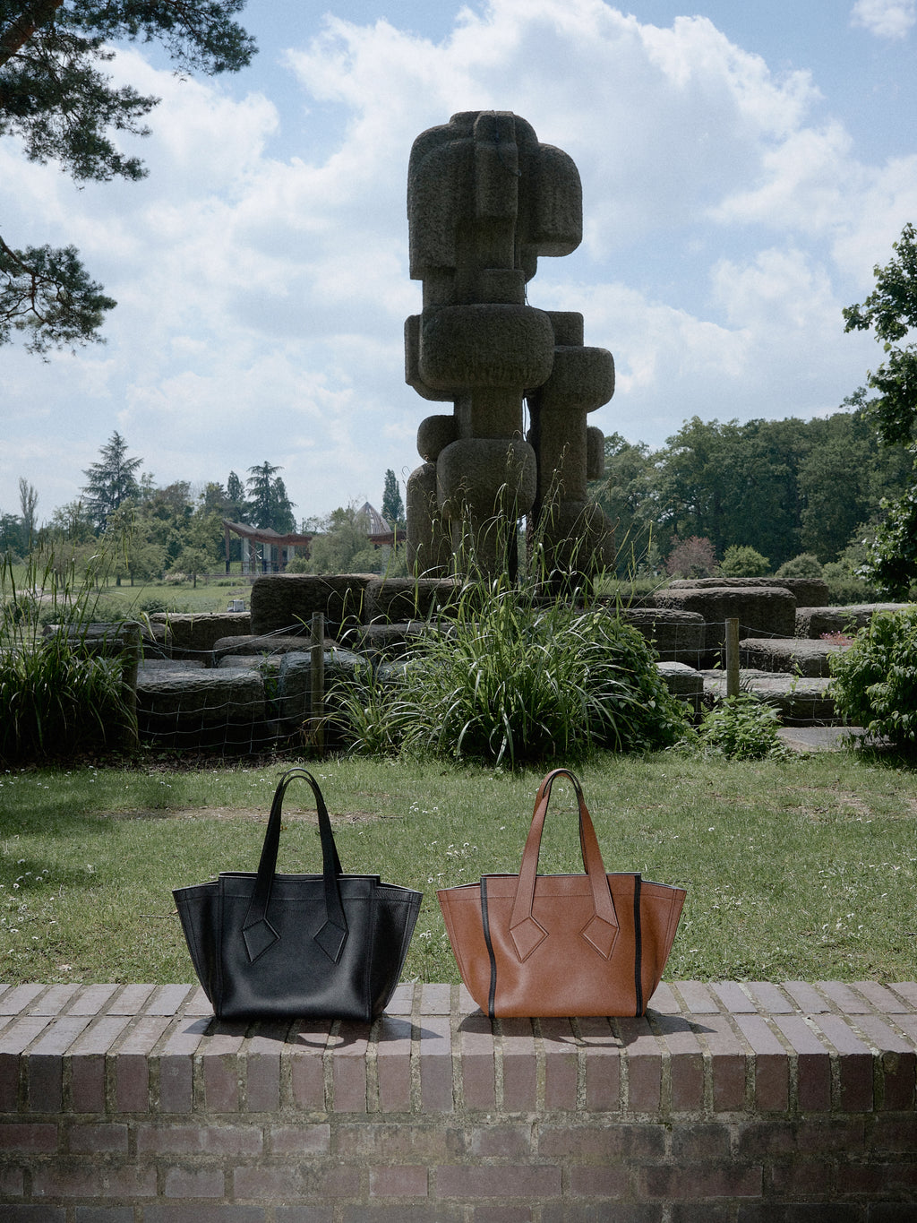 03 Duo Leather Tote Bag and Black Pool Bag PRE-ORDER