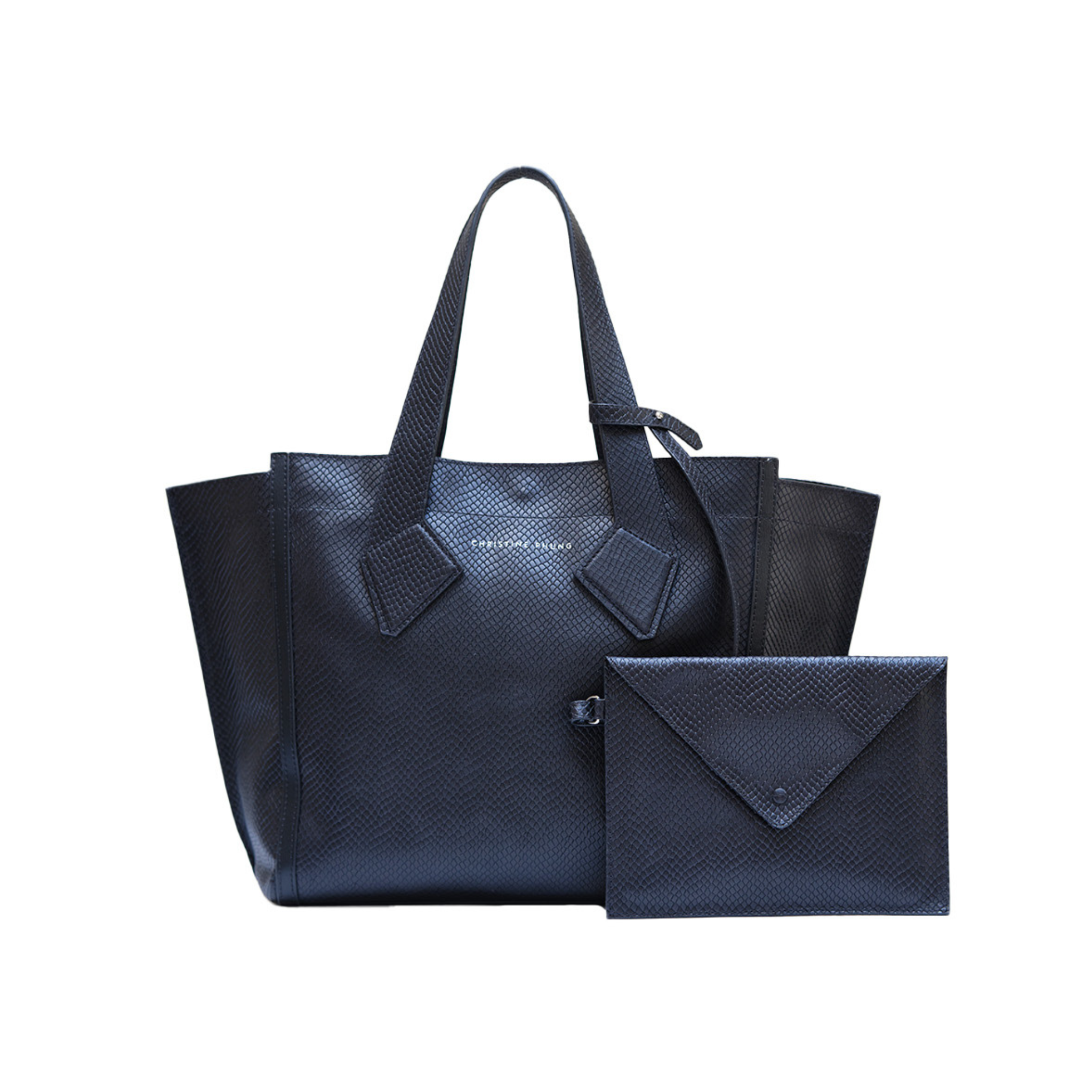 VESPER BLACK L TOTE BAG