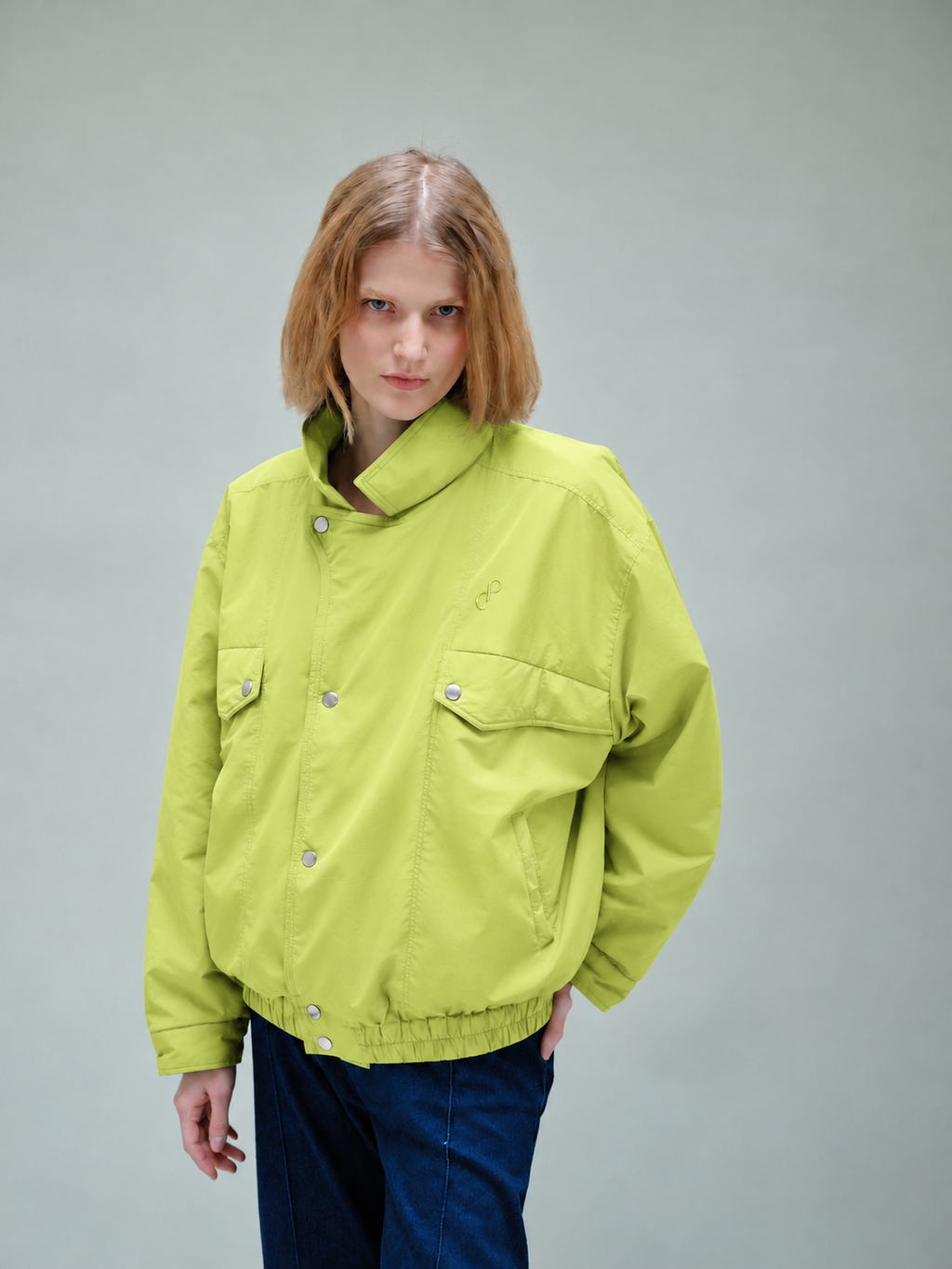Lime Bomber Jacket – Unisex Designer Jacket