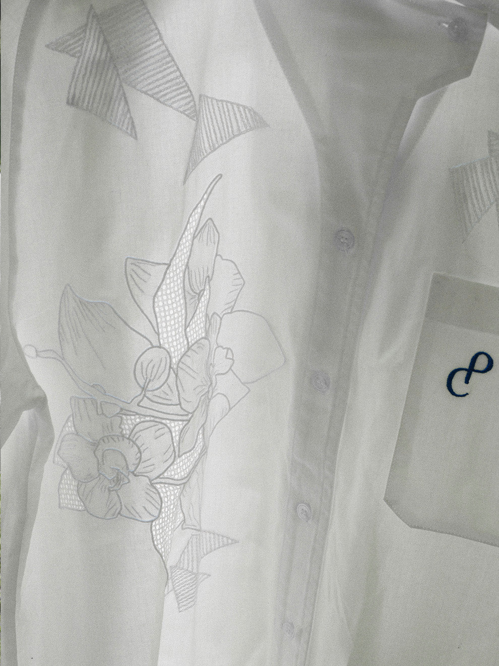 Hand Embroidered ALPHA Shirt
